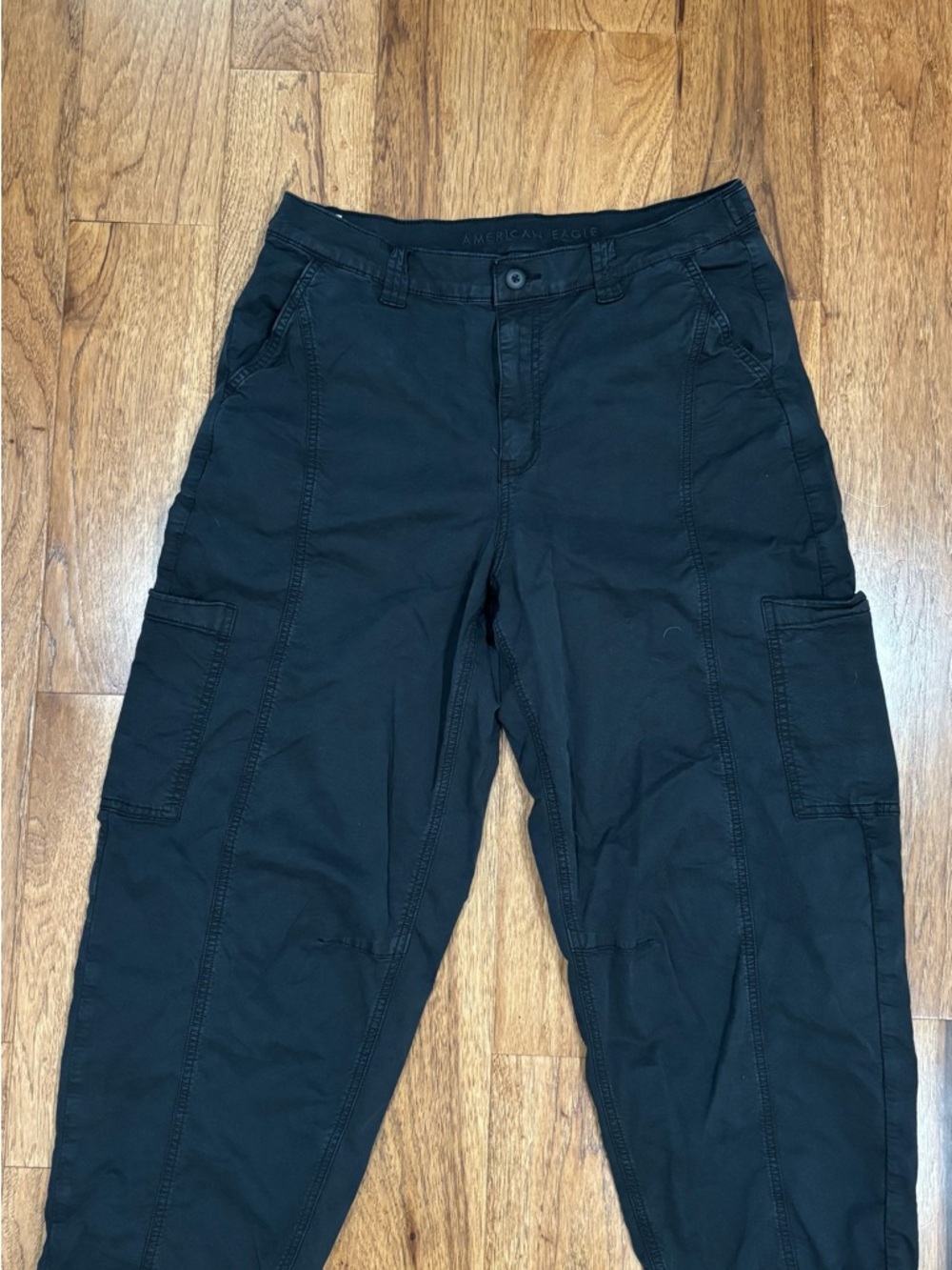 American Eagle Outfitters womens Black Cargo Pants
